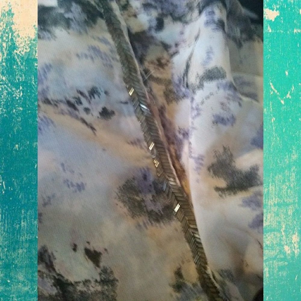 Costa Blanca Sheer Abstract Print Tunic - image 4